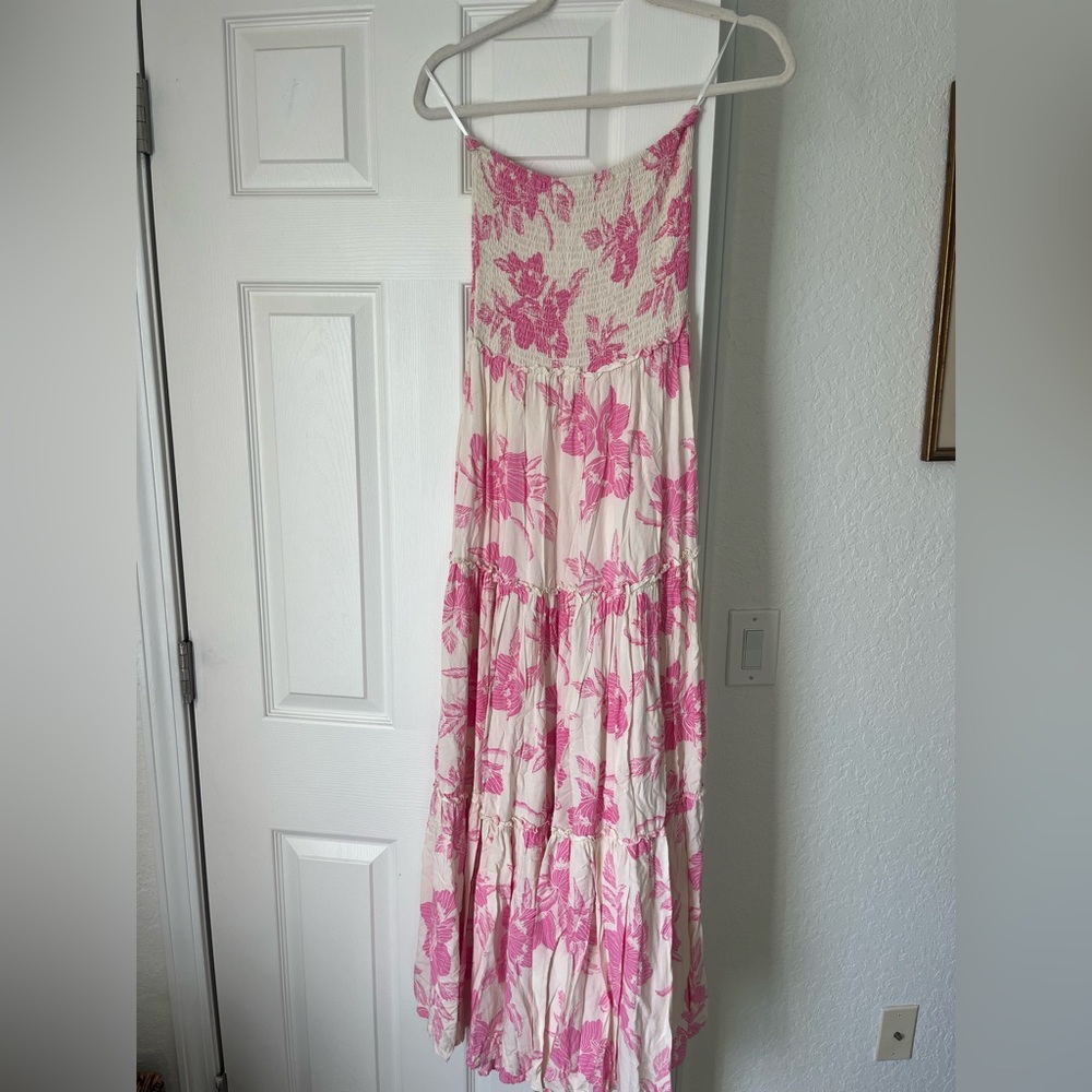 Pink Floral Maxi Dress, Able the Label